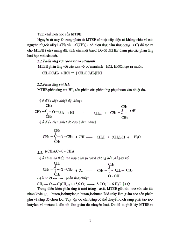 image for page Thiết kế phân xưởng sản xuất MTBE Metyltert butyl ete