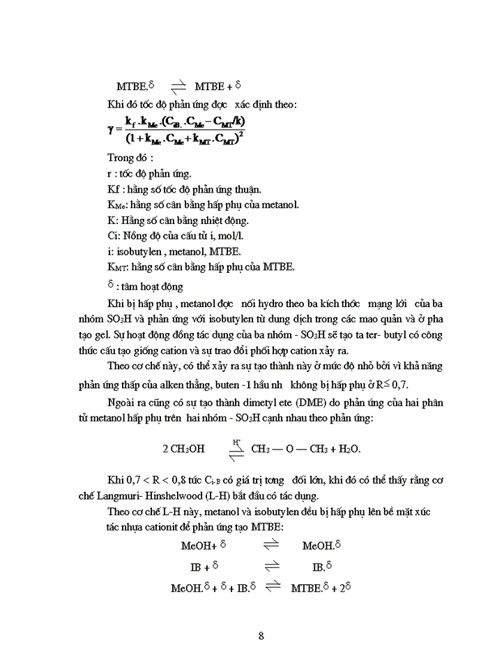 image for page Thiết kế phân xưởng sản xuất MTBE Metyltert butyl ete