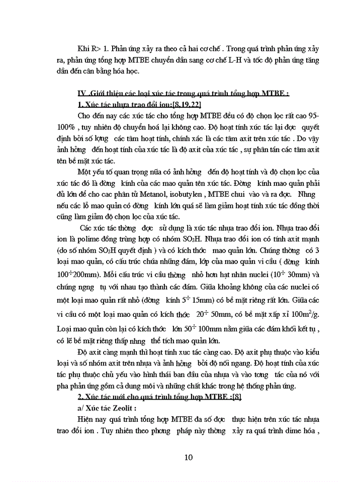 image for page Thiết kế phân xưởng sản xuất MTBE Metyltert butyl ete