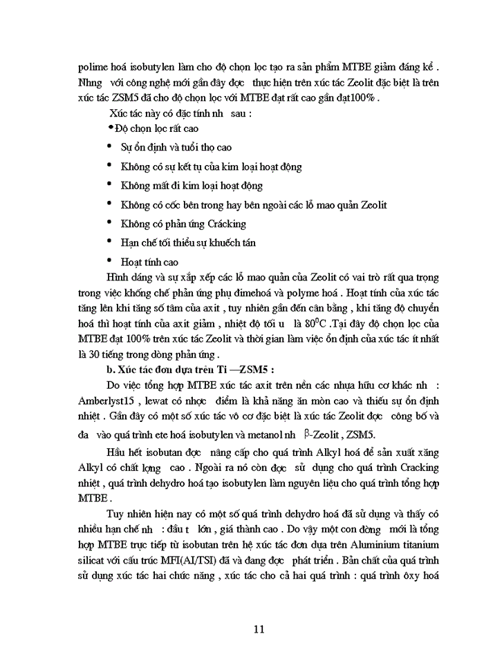 image for page Thiết kế phân xưởng sản xuất MTBE Metyltert butyl ete