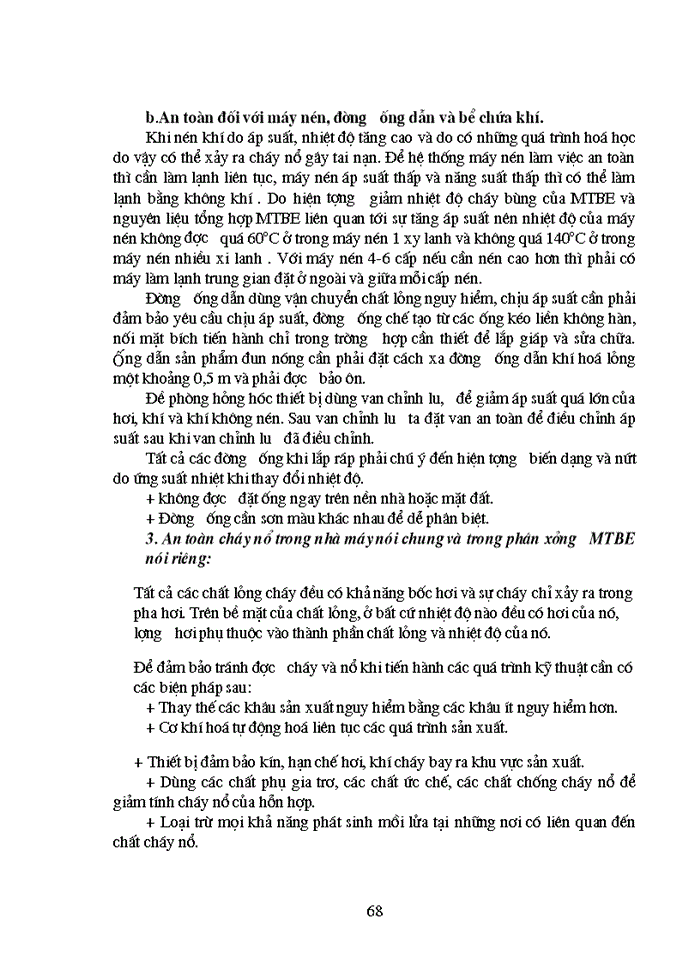 image for page Thiết kế phân xưởng sản xuất MTBE Metyltert butyl ete