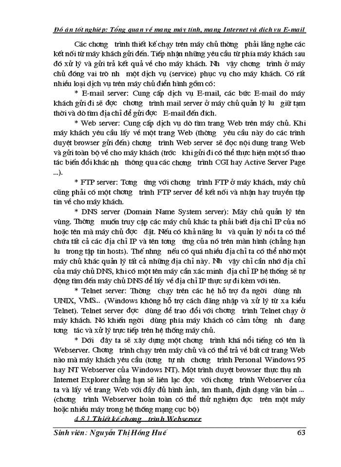 image for page Ứng dụng dịch vụ thư Điện tử