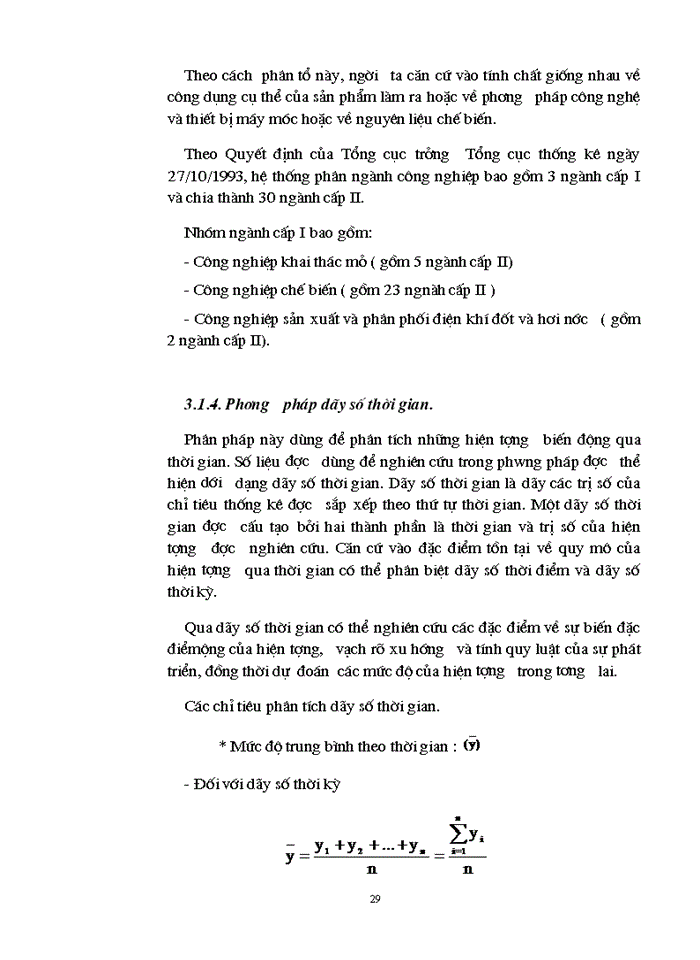 image for page Sử dụng Một số phương pháp thống kê phân tích hiệu quả sử dụng lao động trong Công nghiệp
