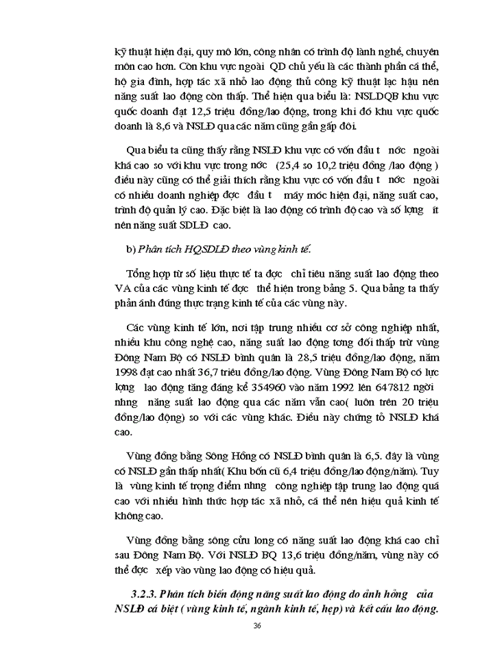 image for page Sử dụng Một số phương pháp thống kê phân tích hiệu quả sử dụng lao động trong Công nghiệp