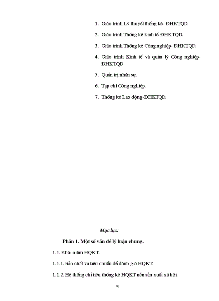 image for page Sử dụng Một số phương pháp thống kê phân tích hiệu quả sử dụng lao động trong Công nghiệp