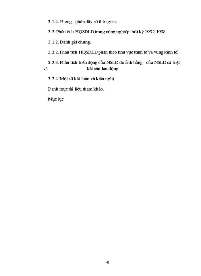 image for page Sử dụng Một số phương pháp thống kê phân tích hiệu quả sử dụng lao động trong Công nghiệp