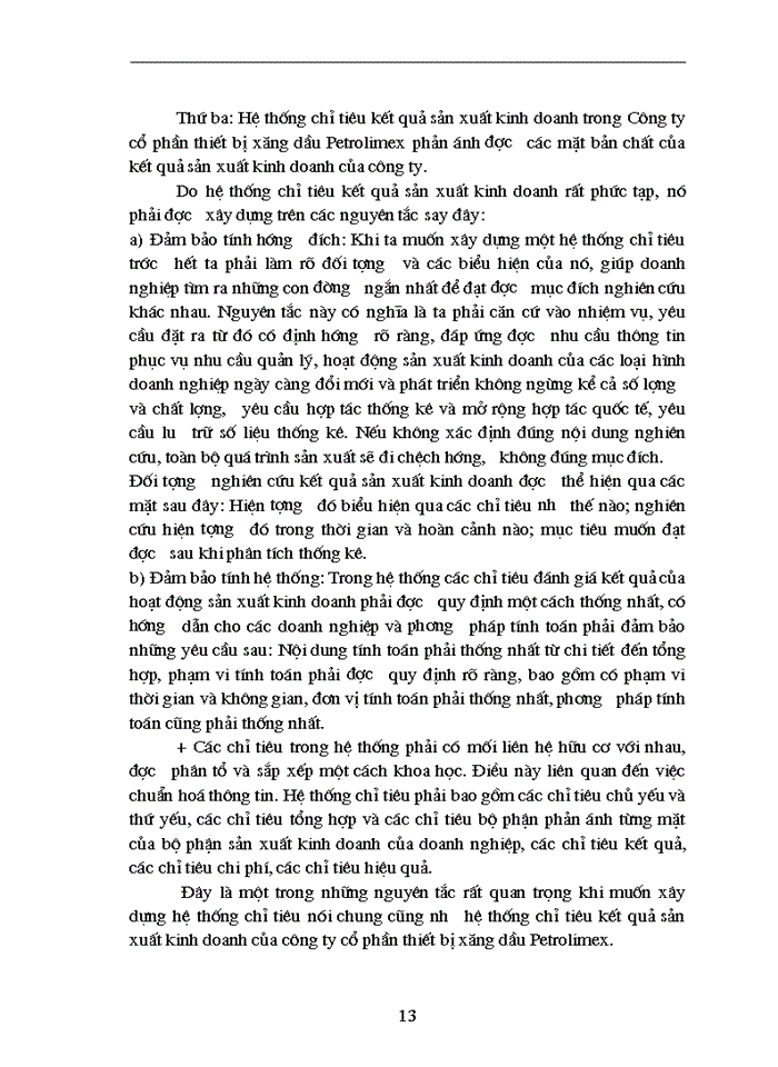 image for page Nghiên cứu thống kê kết quả Sản xuất Kinh doanh của Công ty Cổ phần thiết bị Xăng Dầu Petrolimex