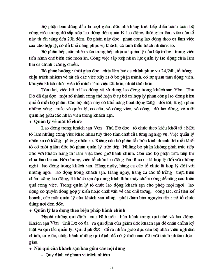 image for page Báo cáo Tại khách sạn Vườn Thủ đô