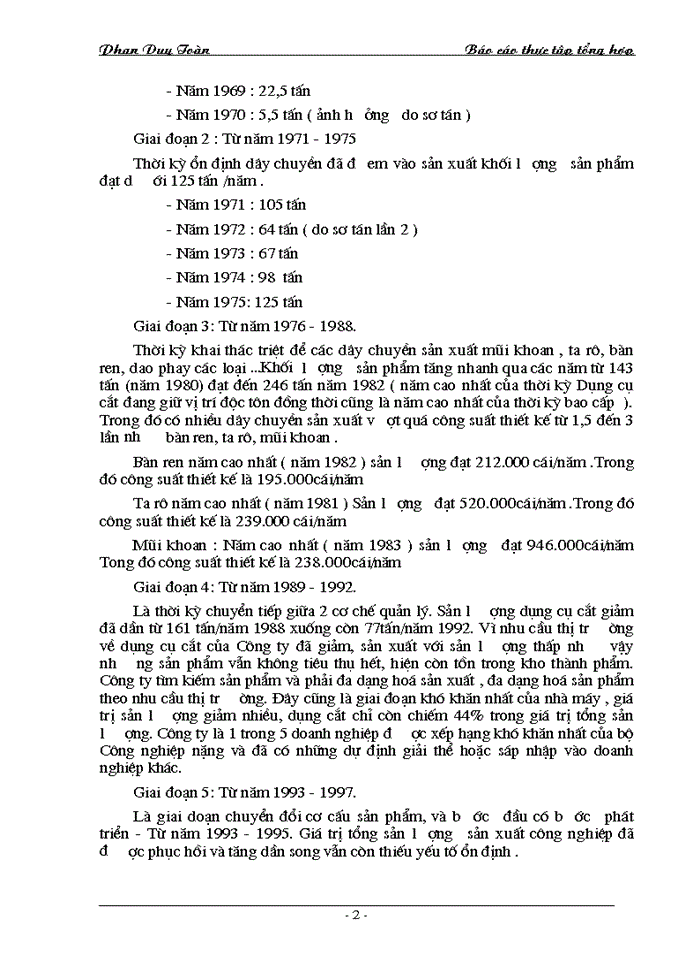 image for page Báo cáo Tauh Công ty Dụng cụ cắt và đo lường cơ khí