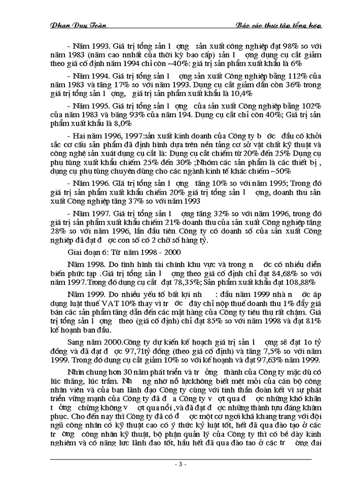 image for page Báo cáo Tauh Công ty Dụng cụ cắt và đo lường cơ khí