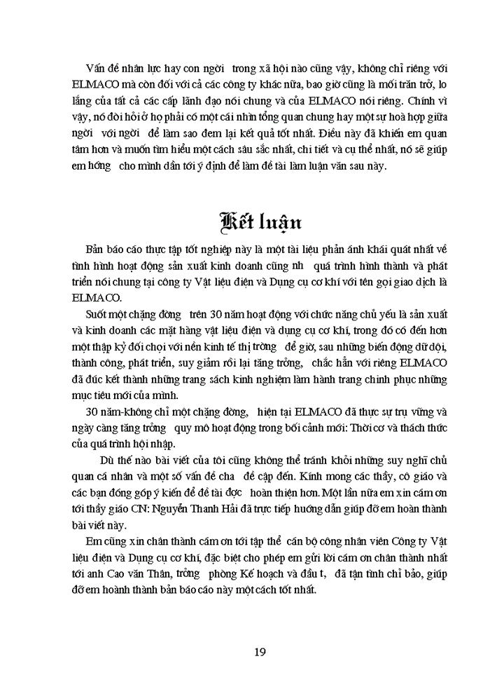 image for page Báo cáo Tại Công ty Vật liệu Điện và dụng cụ cơ khí