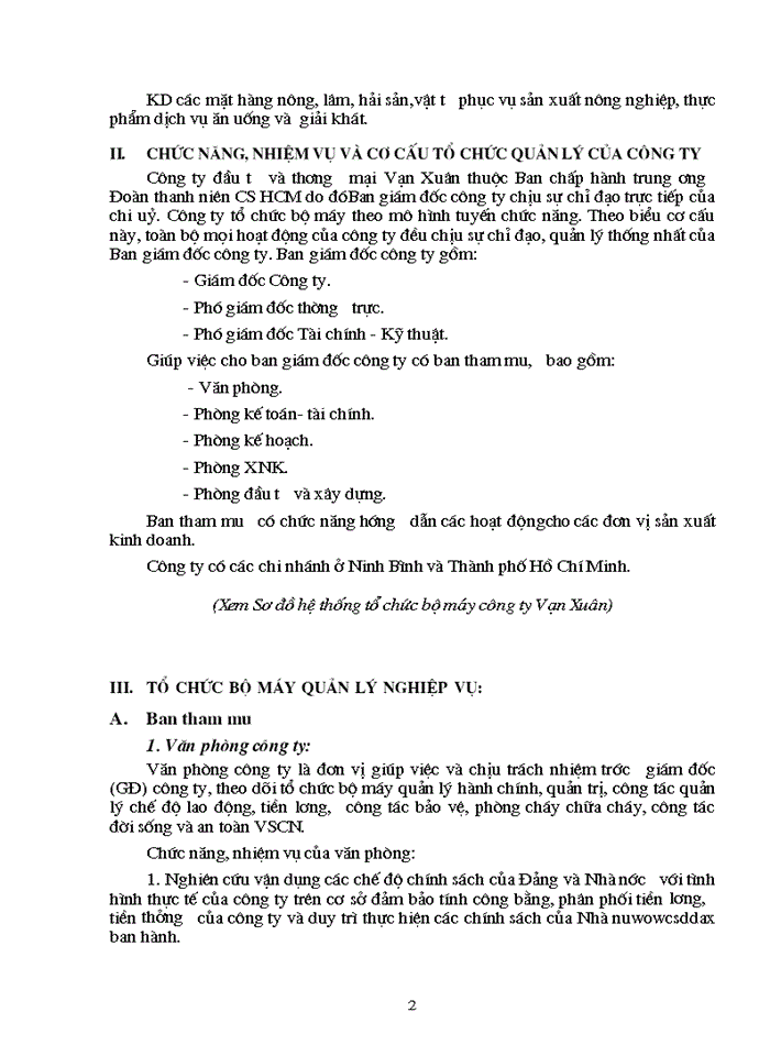 image for page Báo cáo Tại Công ty Đầu tư và Thương mại Vạn Xuân