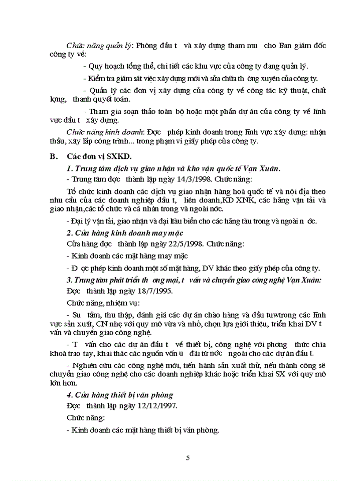 image for page Báo cáo Tại Công ty Đầu tư và Thương mại Vạn Xuân