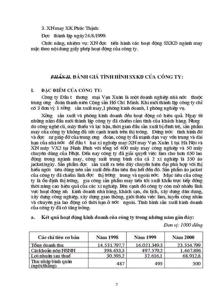 image for page Báo cáo Tại Công ty Đầu tư và Thương mại Vạn Xuân