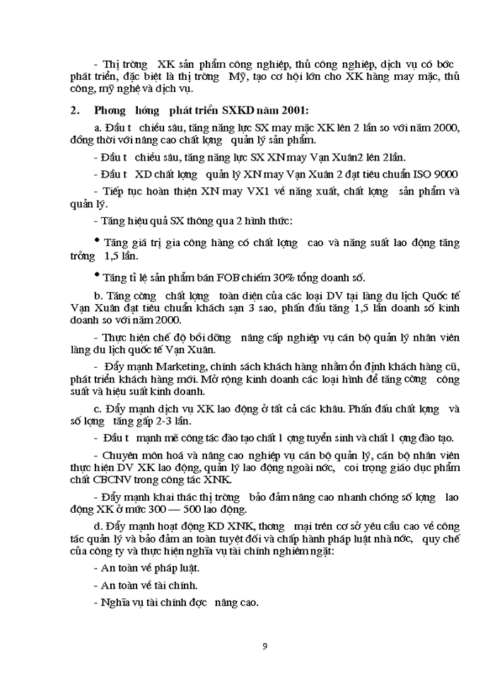 image for page Báo cáo Tại Công ty Đầu tư và Thương mại Vạn Xuân