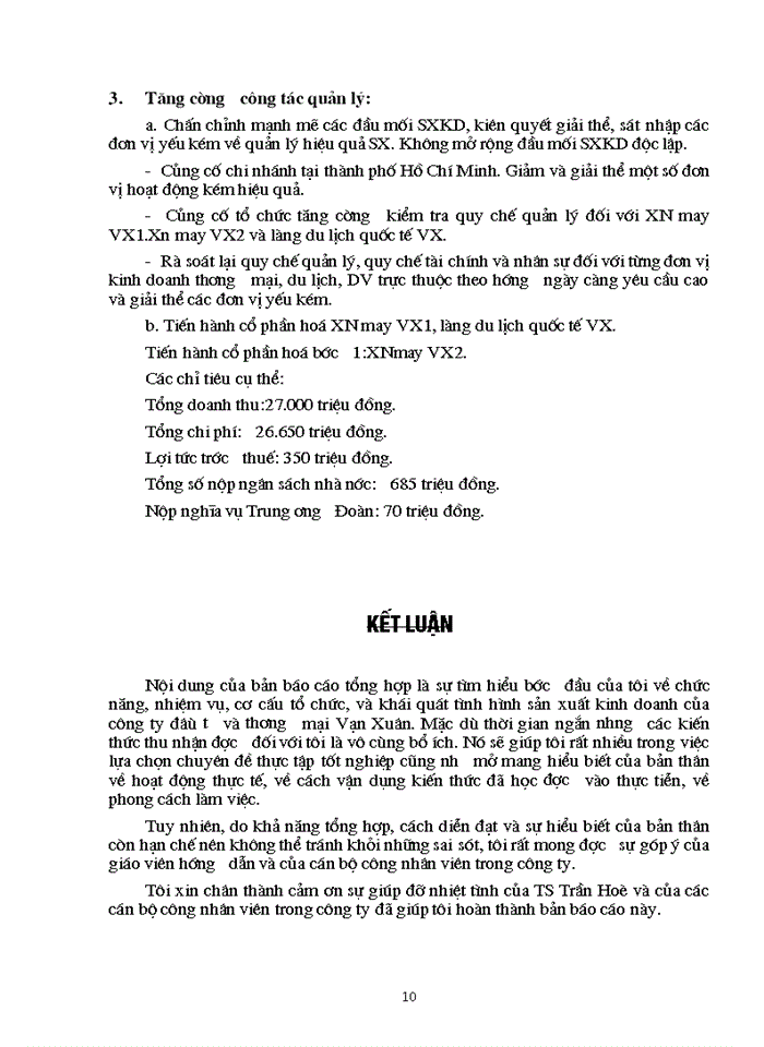 image for page Báo cáo Tại Công ty Đầu tư và Thương mại Vạn Xuân