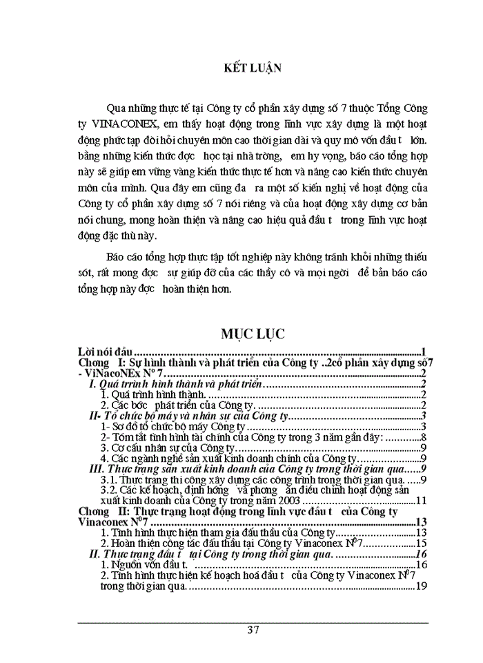 image for page Báo cáo Tại Công ty Cổ phần Xây dựng số 7