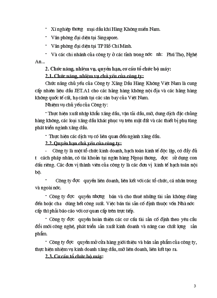 image for page Báo cáo Tại Công ty Xăng Dầu hàng không Việt Nam