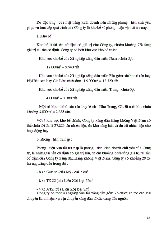 image for page Báo cáo Tại Công ty Xăng Dầu hàng không Việt Nam