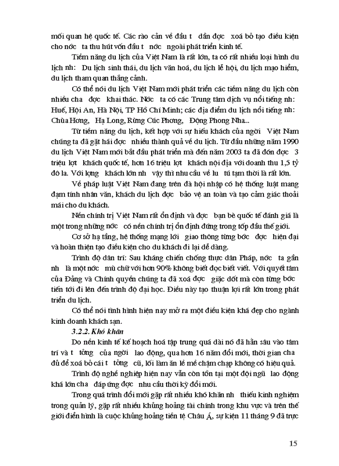 image for page Báo cáo Tại trung tâm thực hàng nghề khách sạn