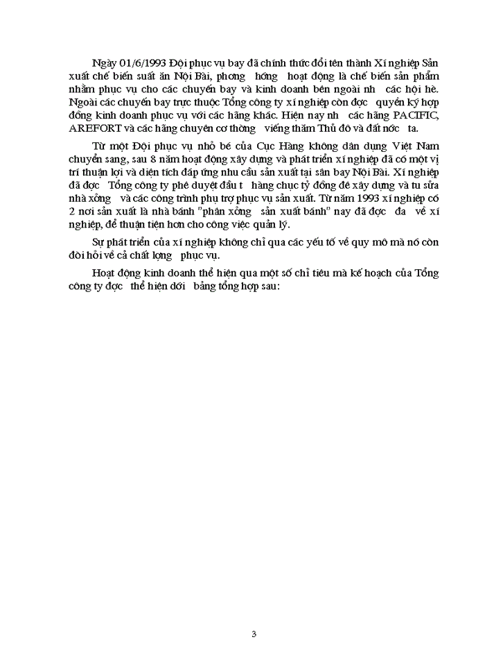 image for page Báo cáo Tại xí nghiệp sản xuất chế biến suất ăn Nội Bài