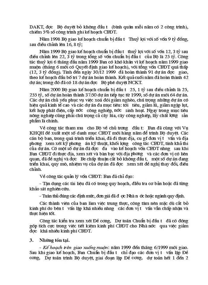 image for page Báo cáo Tại Ban chuẩn bị đầu tư