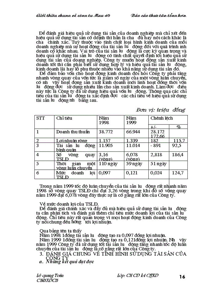 image for page Báo cáo Tại Công ty May 40