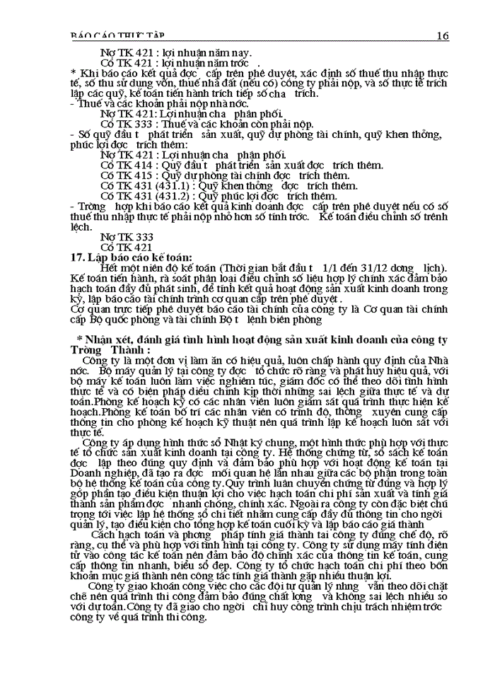 image for page Báo cáo Tại Công ty Trường thành thuộc cục Công nghiệp quốc phòng và kinh tế - Bộ quốc phòng