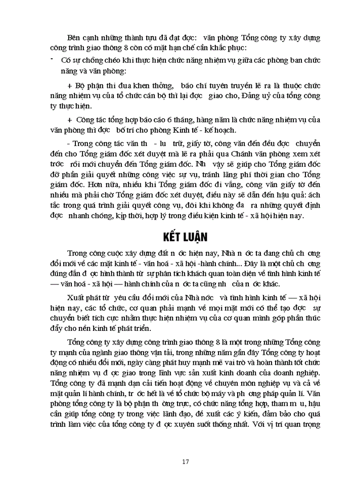 image for page Báo cáo Tại Tổng Công ty Xây dựng công trình giao thông 8