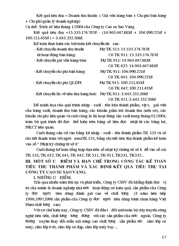 image for page Báo cáo Tại Công ty Cao Su Sao Vàng