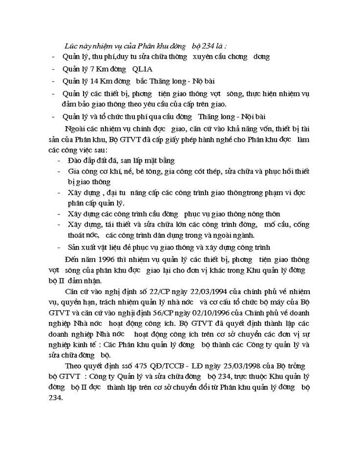 image for page Báo cáo Tại Công ty quản lý và sửa chữa đường bộ 234