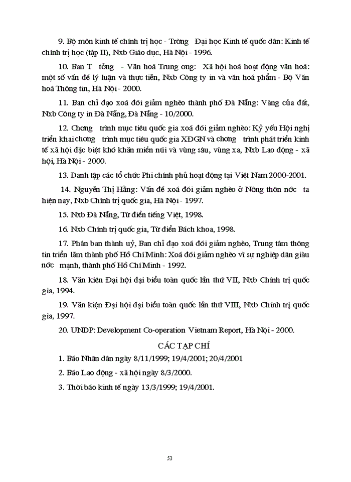 image for page Một số Giải pháp tăng cường Xã hội hóa xóa đói giảm nghèo giai đoạn 2001-2005 ở Việt Nam