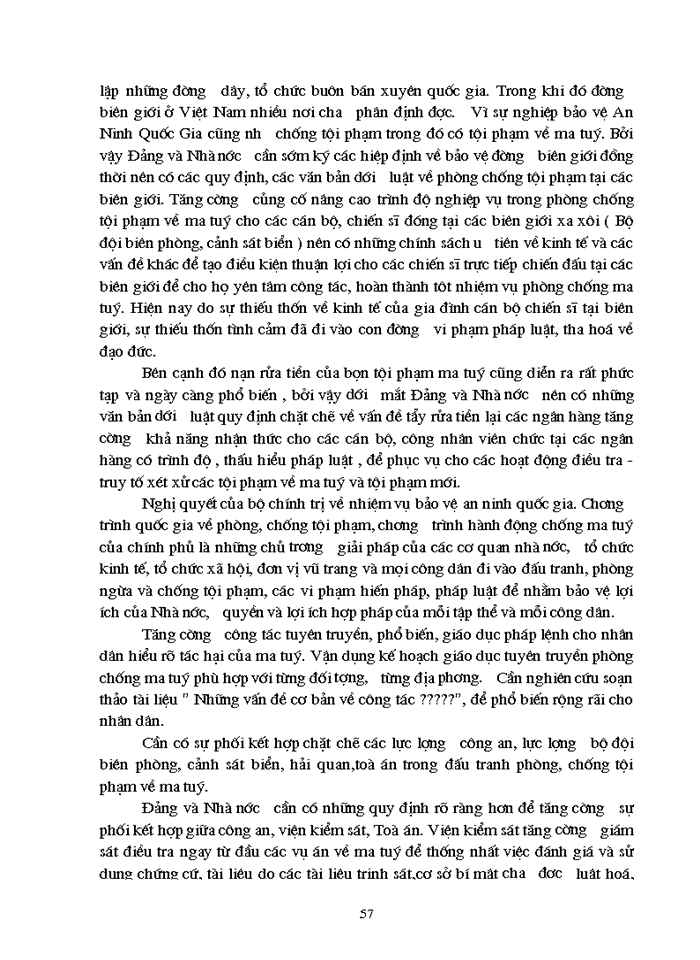 image for page Vấn đề đánh giá chứng cứ trong quá trình Giải quyết vụ án hình sự về ma túy