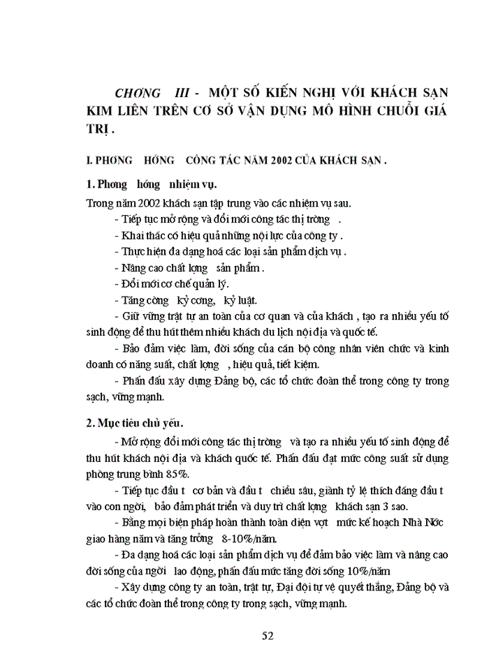 image for page Vận dụng mô hình chuỗi giá trị để phân tích khả năng cạnh tranh của khách sạn Kim liên