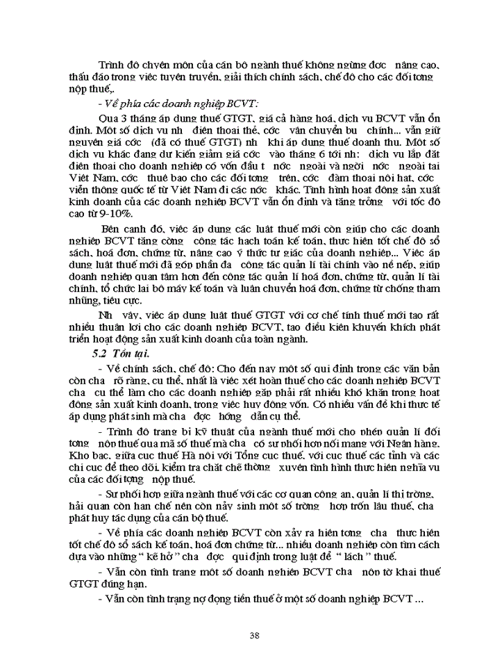 image for page Tình hình triển khai áp dụng thuế Giá trị gia tăng đối với hoạt động Bưu chính Viễn thông trên địa bàn Hà Nội