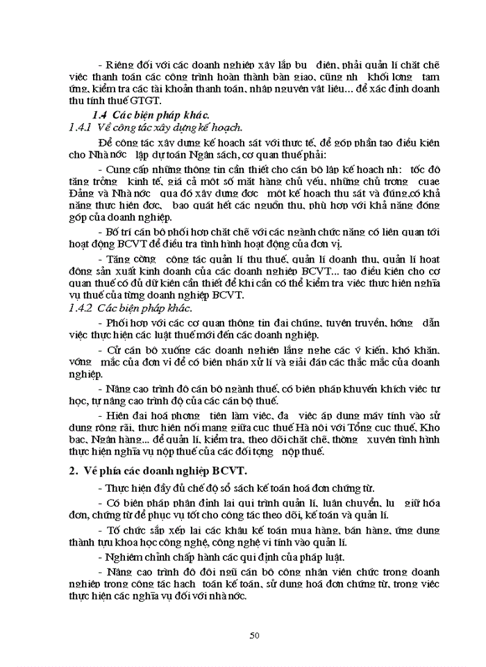 image for page Tình hình triển khai áp dụng thuế Giá trị gia tăng đối với hoạt động Bưu chính Viễn thông trên địa bàn Hà Nội