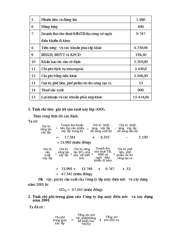 image for page Xác định các chỉ tiêu giá trị sản xuất chi phí trung gian và giá trị tăng thêm trong nền Kinh tế Thị trường