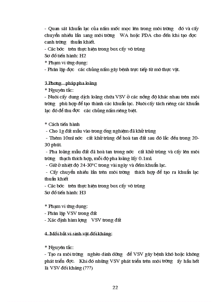 image for page Bệnh học thực vật và kỹ thuật phân lập nấm bệnh và nấm đối kháng