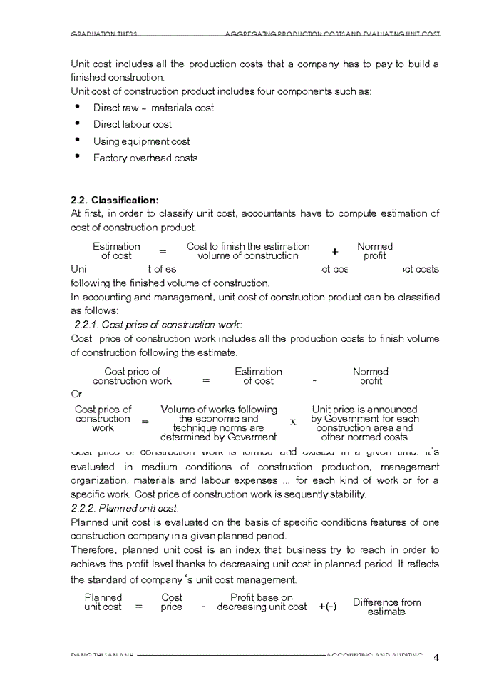 image for page Aggregating procuction costs amd evaluating unit cost