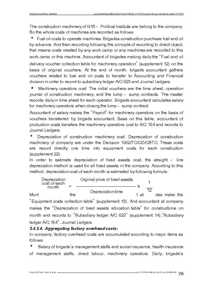image for page Aggregating procuction costs amd evaluating unit cost