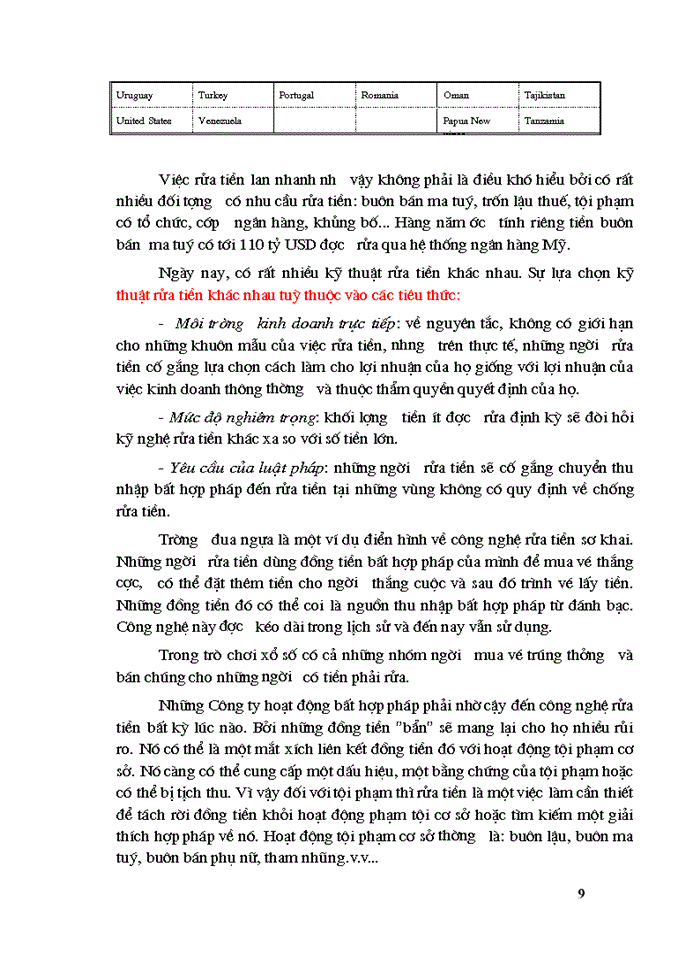 image for page Rửa tiền và chống rửa tiền - hiện tượng Giải pháp ở các nước trên thế giới và Việt Nam