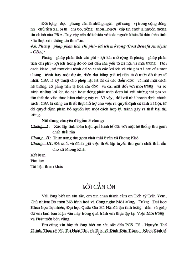 image for page Tính toán hiệu quả kinh tế của việc thiết lập hệ thống thu gom chất thải rắn làng giấy Phong Khuê huyện Yên Phong BN