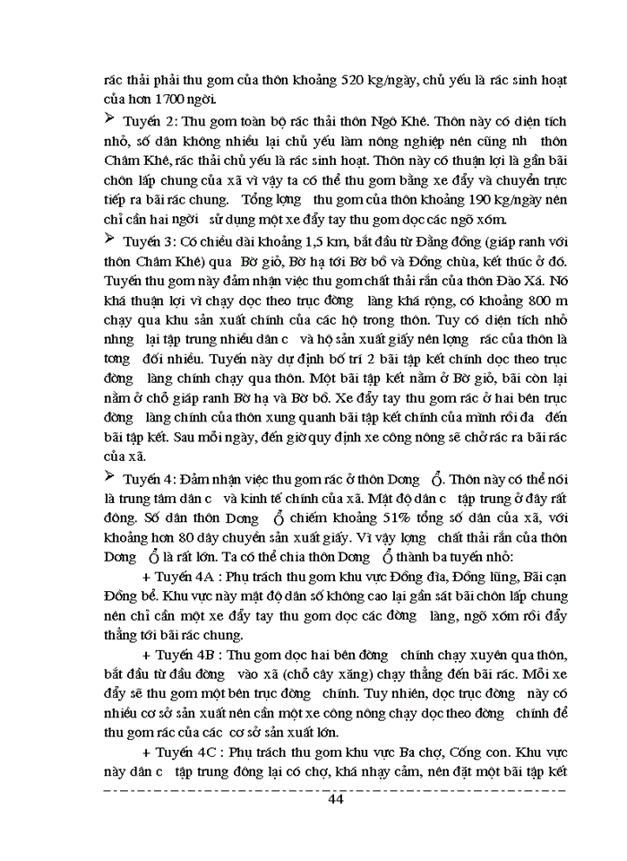 image for page Tính toán hiệu quả kinh tế của việc thiết lập hệ thống thu gom chất thải rắn làng giấy Phong Khuê huyện Yên Phong BN
