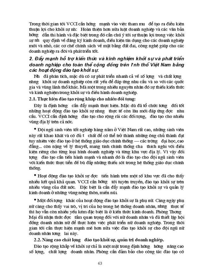 image for page Đẩy mạnh hoạt động trợ giúp khởi sự doanh nghiệp của phòng Thương mại và Công nghiệp Việt Nam