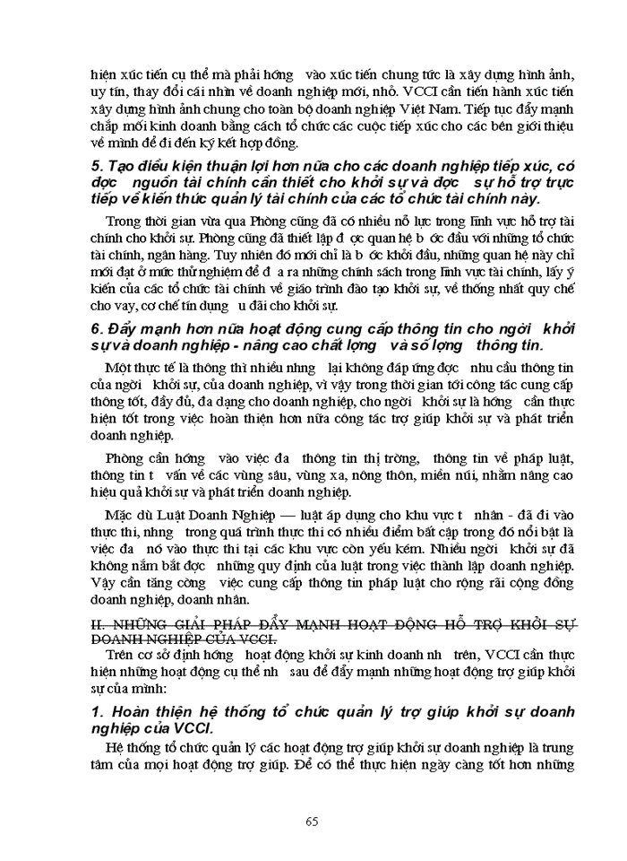 image for page Đẩy mạnh hoạt động trợ giúp khởi sự doanh nghiệp của phòng Thương mại và Công nghiệp Việt Nam