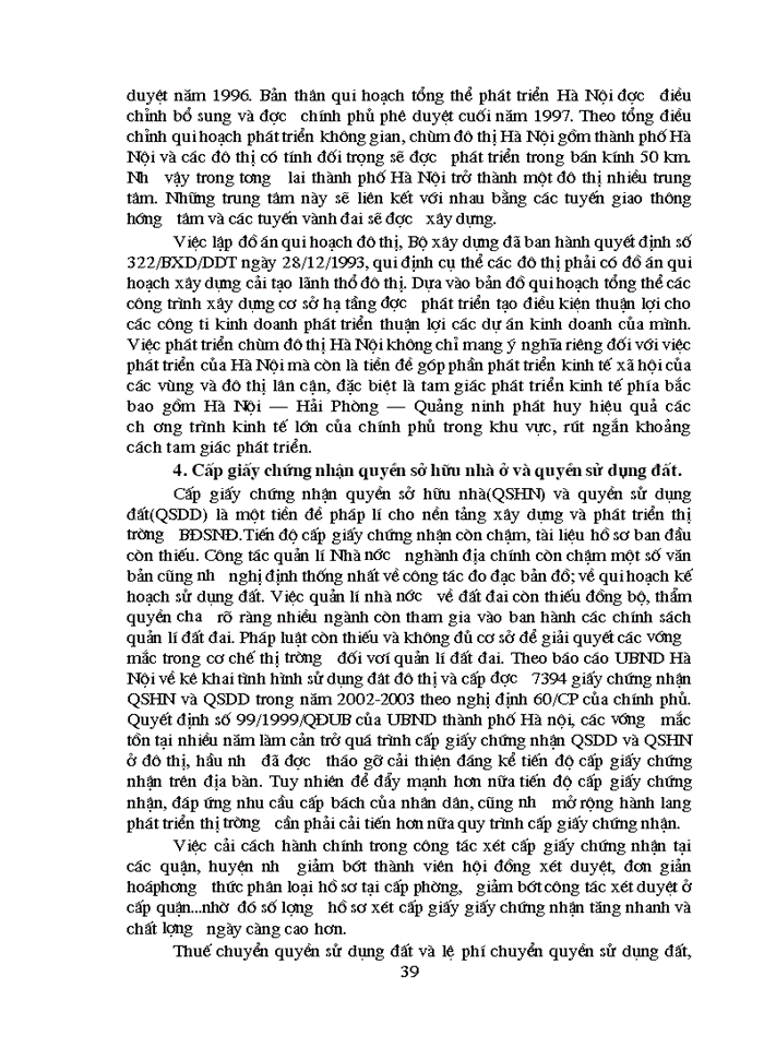 image for page Thị trường Bất động sản nhà đất Hà Nội trong giai đoạn hiện nay Thực trạng và Giải pháp