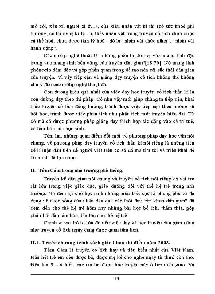 image for page THS Vai trò và tác dụng của yếu tố thần kỳ trong dạy học Tấm Cám nhằm phát huy lăng lực nhận thức và cảm thụ thẩm Mỹ cho