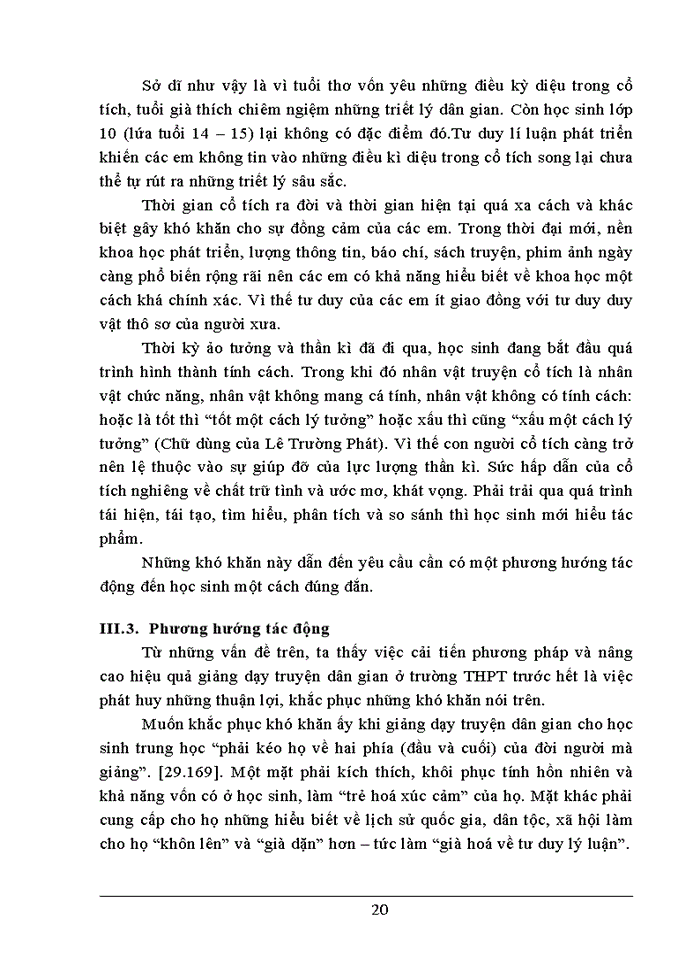 image for page THS Vai trò và tác dụng của yếu tố thần kỳ trong dạy học Tấm Cám nhằm phát huy lăng lực nhận thức và cảm thụ thẩm Mỹ cho