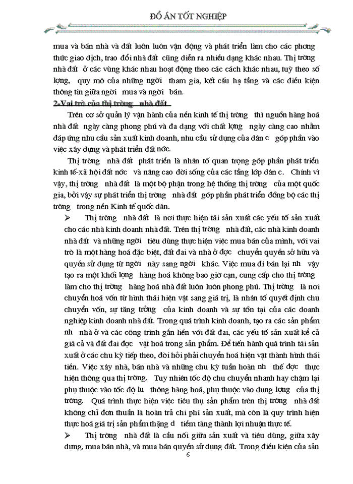 image for page Thị trường Bất động sản và thị trường nhà đất ở Hà Nội