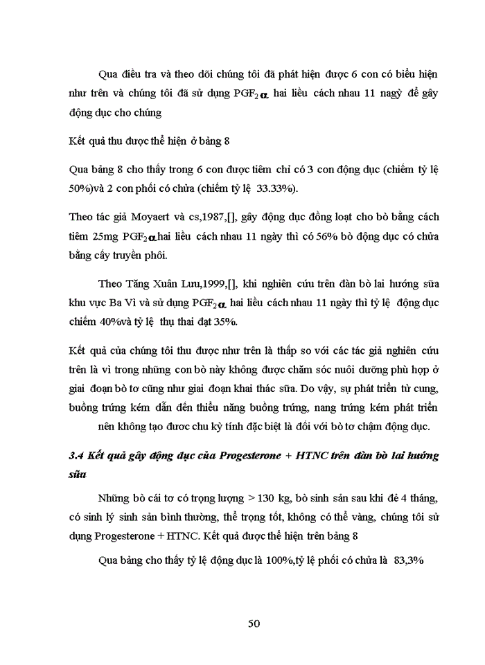 image for page Khảo sát Một số chỉ tiêu sinh sản và bệnh sinh sản thường gặp trên đàn bò lai tại trung tâm nghiên cứu bò và đồng Cỏ Ba Vì